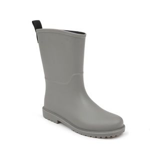 Anthropologie Splendid Priscilla Women’s Grey Matte Rain Boots Grey Size 6 NIB